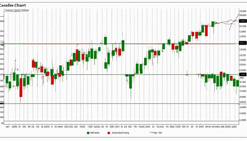 Candlestick-Kursgraph Candlestick-Kursgraph