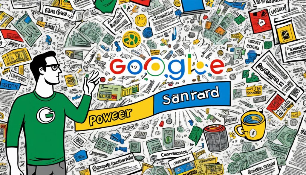 Macht von Google und Doppelmoral - Table